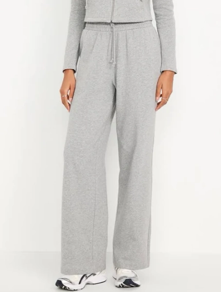 Old Navy Women's High-Waisted Socomfy Wide-Leg Sweatpants