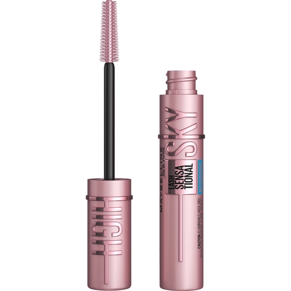 Maybelline Lash Sensational Sky High Waterproof Mascara Makeup, Very Black, 0.2 fl oz