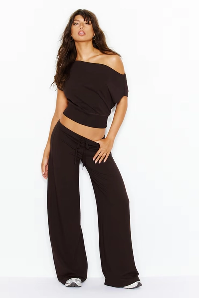 StretchTerry™ Wide Leg Pants