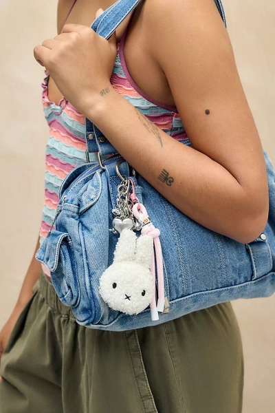 Miffy White Tiny Teddy Keyring