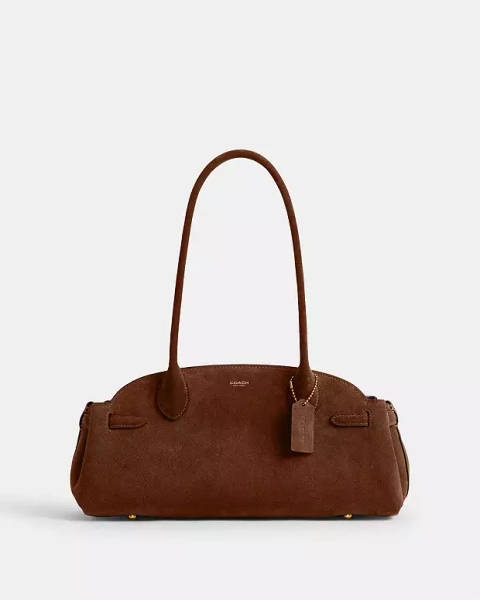 Brass/Warm Brown Empire Carryall Bag 34