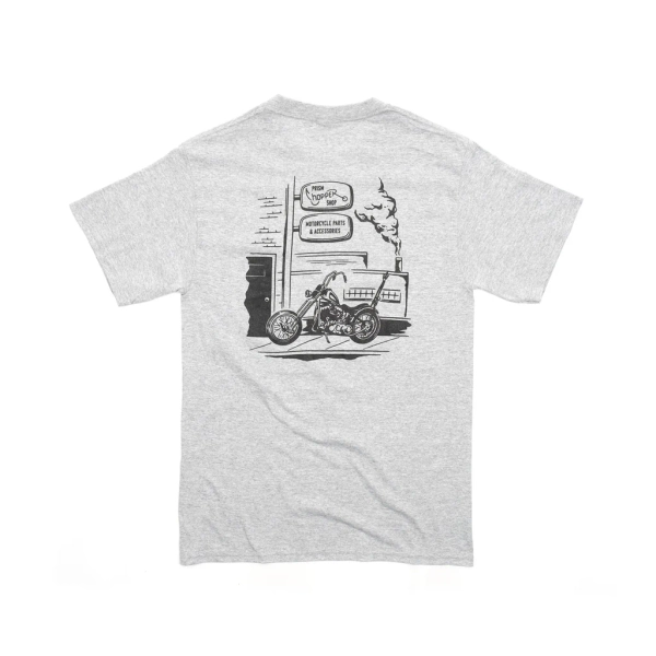 Chopper Shop Tee - Grey