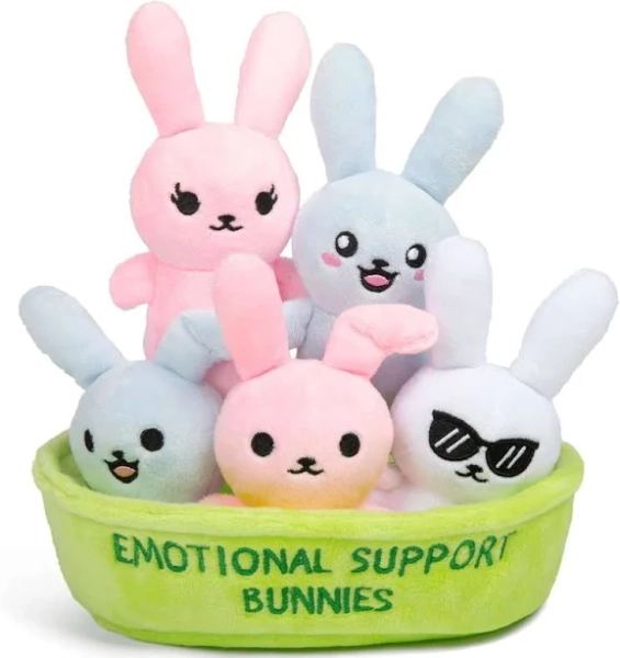 Emotional Support Bunnies Plush