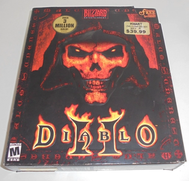 Diablo II Blizzard PC Computer  Big Box New  Factory Sealed  Game  RPG 2000 Rare