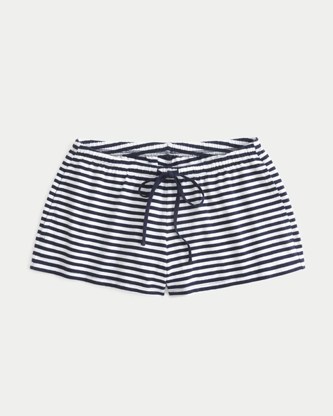 Pull-On Knit Striped Shorts