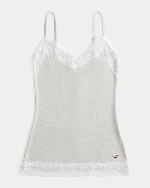 Lace Trim Layering Cami
