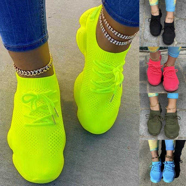 Women's Sneakers 2024 New Fashion Breathable Trainers Comfortable Sneakers Women Mesh Fabric Lace Up Female Footwear Women Shoes - AliExpress 322