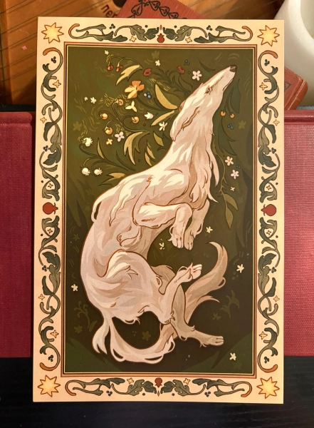 rest for the faithful hound (art print)