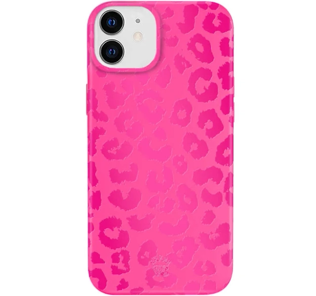 iPhone 12 Pink Color-Leopard-Cases Cute Phone Case | Velvet Caviar