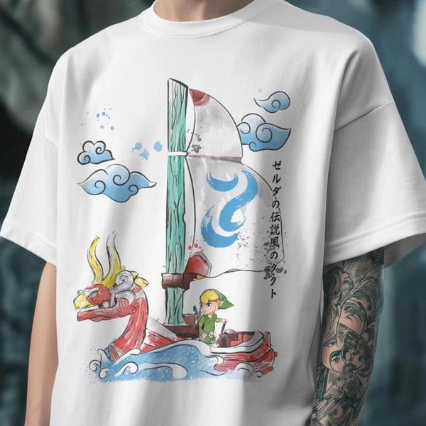 Legend of Zelda Shirt: Wind Waker Graphic Tee - Etsy