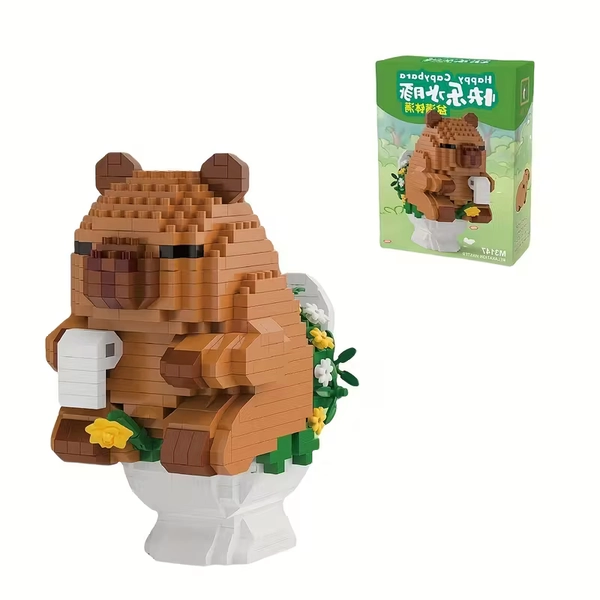 610pcs capybara small building blocks toy creative mini - Temu