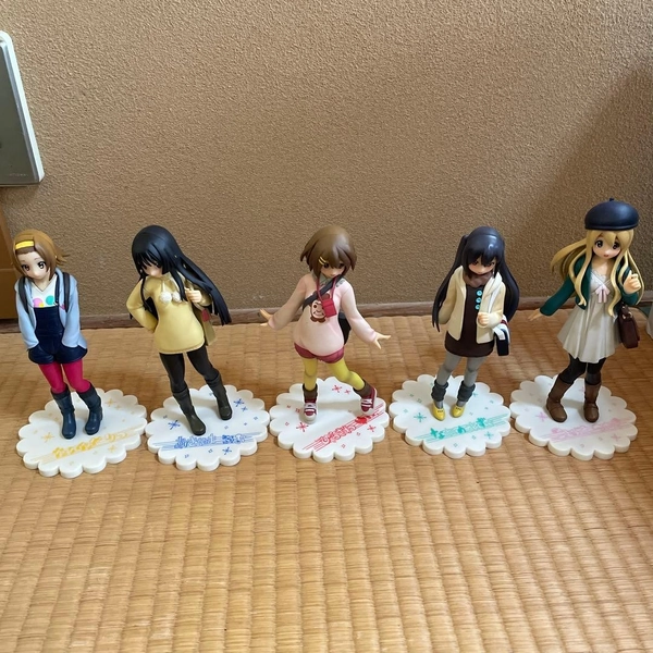 K-On Movie Figure Set of 5 Authentic Collectible Anime Figures Japan