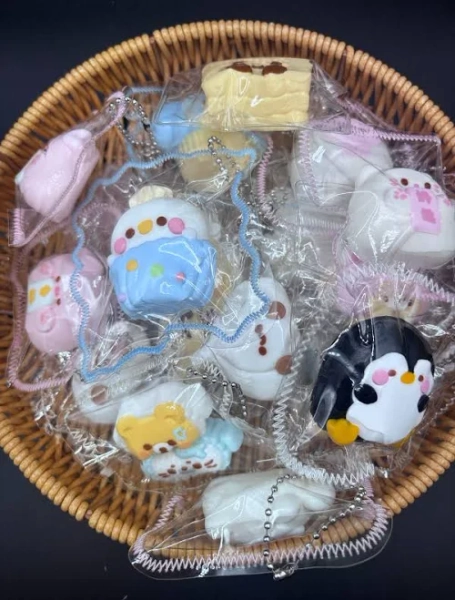 Mini taba squishy bag 3 or 4 taba squishies