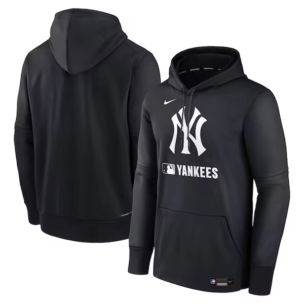 New York Yankees Nike Authentic Collection Performance Pullover Hoodie - Navy