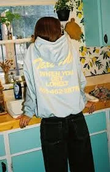 LONELY GHOST Text Me When You Get Lonely Hoodie