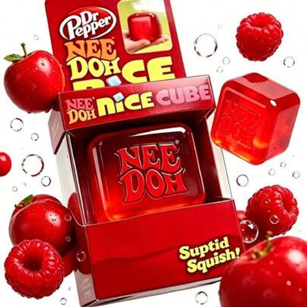 1pc Schylling NeeDoh Squishy Toys, Stress Relief Toys, Suitable For Office Relaxation/Home Entertainment, Affordable Price, Fun And Interesting, Great Choice For Graduation Gifts, Wedding Gifts, Toys, Bag Charms, Soft Toys, Birthday Gifts, Room Decor. - Size Green