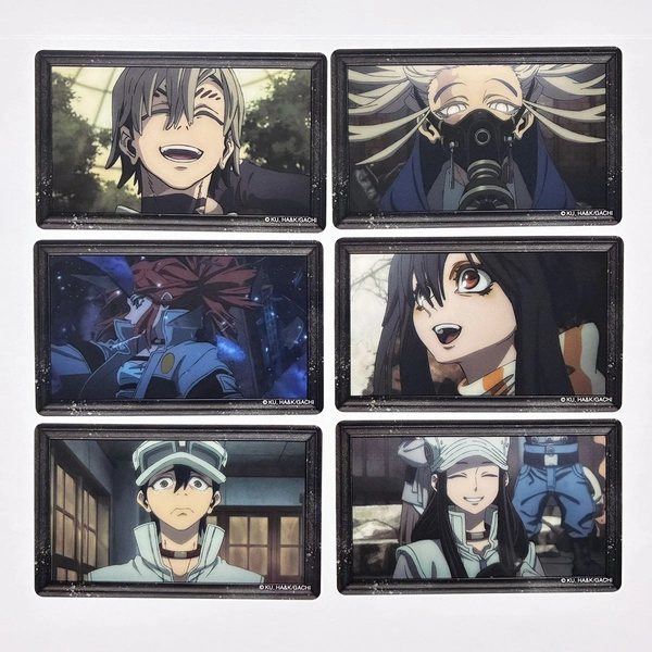 S5980 Japanese Gachiakuta Trading Clear Cards Zanka Amo Tamsy YA4