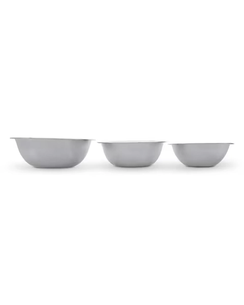 3 Stainless Steel Bowls