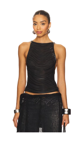 Strings Attached Backless Top