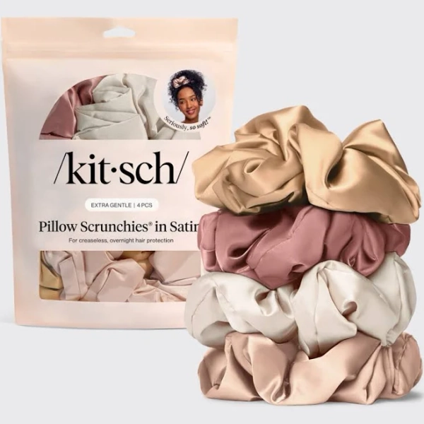 Kitsch Satin Pillow Scrunchies