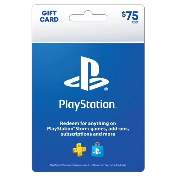 PlayStation Store $75 Gift Card [Physical]