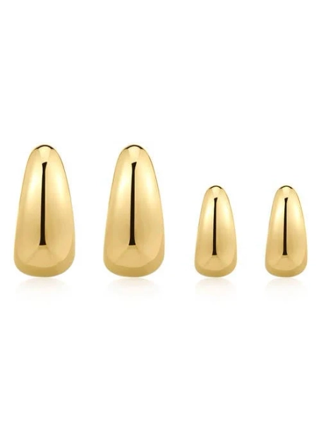 Luv AJ Classic Claw Hoops Set