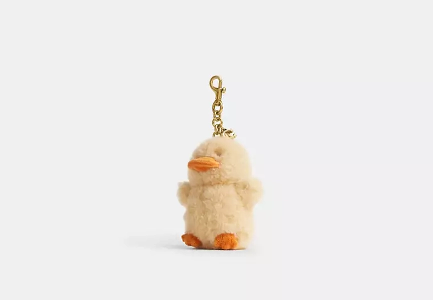 Ducky Bag Charm In Shearling