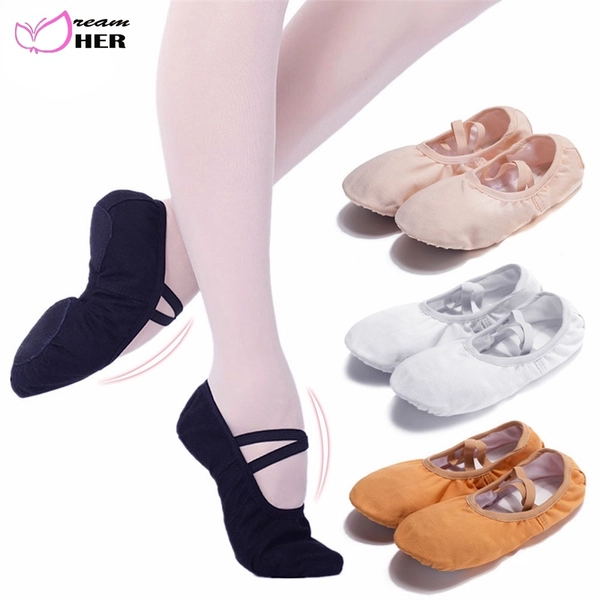 Dança Profissional Ballet Dance Girls Ballerina Yoga Gym Sapatos De | Shopee Brasil