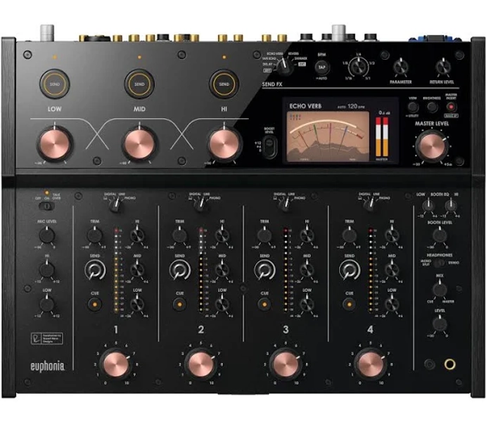 AlphaTheta Euphonia Professional 4-Channel Rotary Mixer