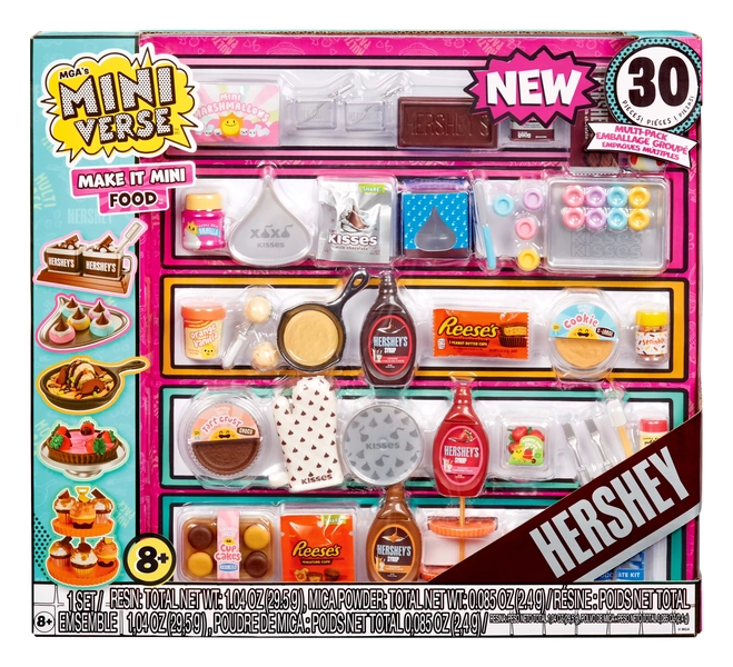 MGA's Miniverse Make It Mini Food Hershey Multi-Pack Mini Collectibles, Novelty Food Toy, Ages 8+ - Walmart.com