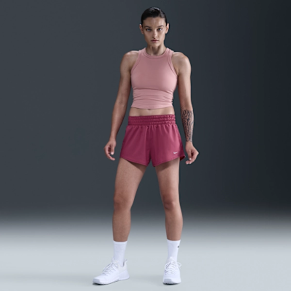 Nike One Women's Dri-FIT Mid-Rise 3" Brief-Lined Shorts