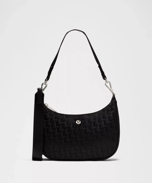 City Essentials Small Shoulder Bag 3L *L Monogram Jacquard - LLL Geo Pattern Jacquard Black - ONE SIZE