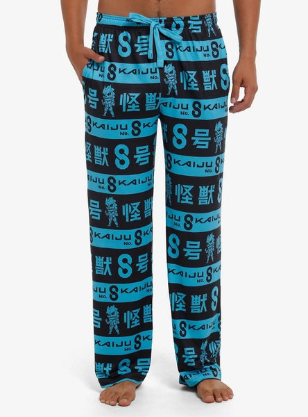 Kaiju No. 8 Chibi Kaiju Stripe Pajama Pants