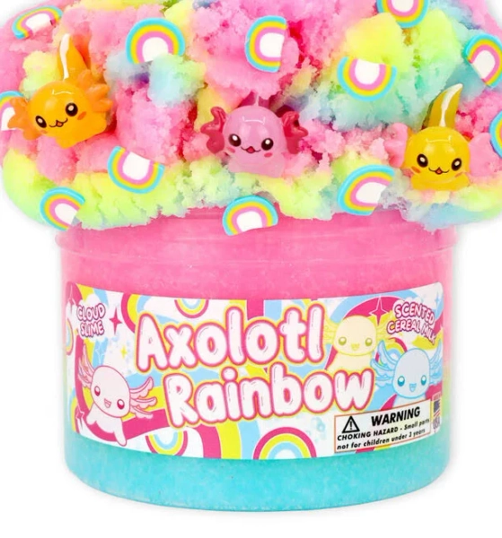Axolotl Rainbow Dope Slime