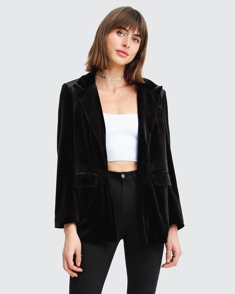 Eternity Oversized Velvet Blazer