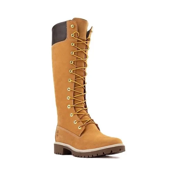 Womens Timberland 14" Premium Waterproof Boot - Wheat - Size 6