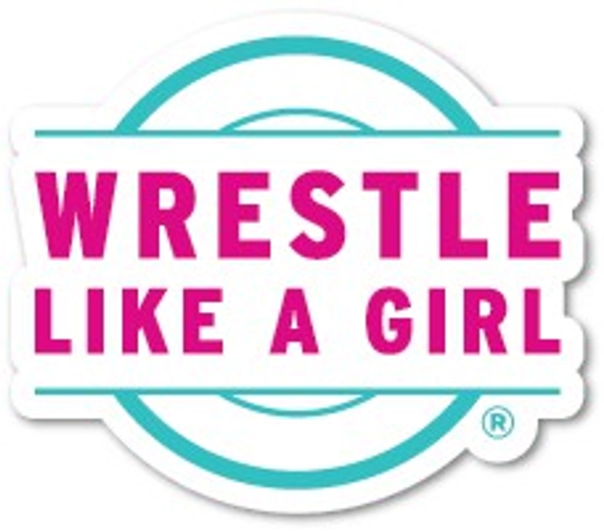 Wrestle Like A Girl Logo Sticker | WLAG