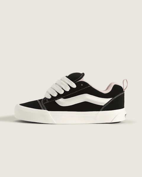Vans Knu Skool Shoes (Black / Sepia Rose Pink) - 6.5 Men 8.0 Women