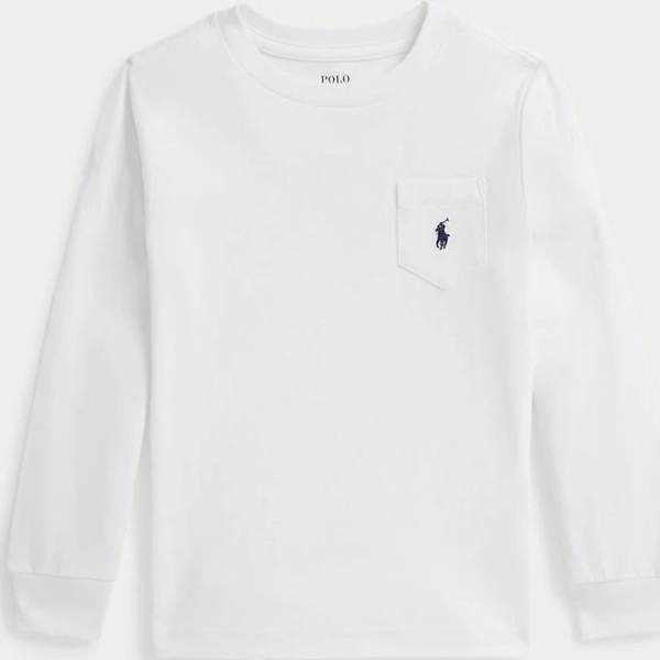 Ralph Lauren Boy's Triple-Pony Cotton Long-Sleeve Tee