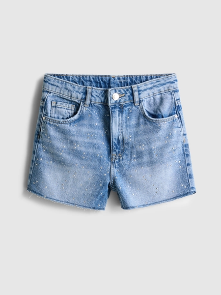 7-15yrs | Diamanté Denim Shorts