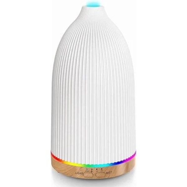 Essential Oil Diffusers for Home with 7 LED Color Changing Lights, Timer & Auto-Off Ultrasonic Aromatherapy Diffuser Cool Mist Humidifer Scent
