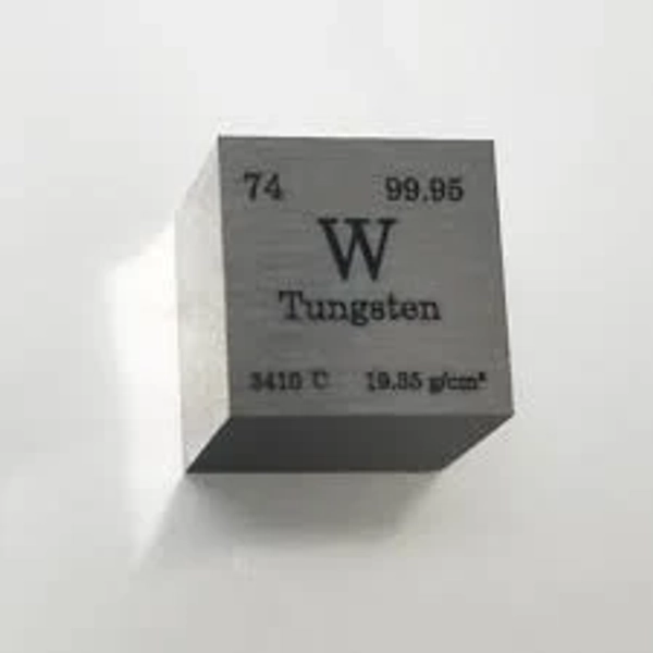 High-Density Tungsten Element Cube – 0.5inch (12.7mm), 99.95% Pure for Science Display & Technical Education
