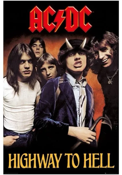 AC/DC Highway To Hell Poster