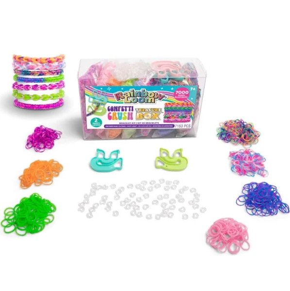 Rainbow Loom Confetti Crush Treasure Box DIY Kit