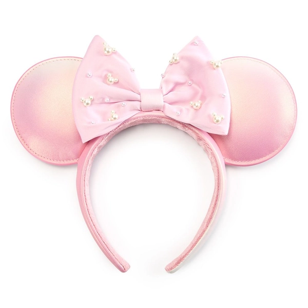 Minnie Mouse Pearled Ear Headband for Adults – Rose Pearl