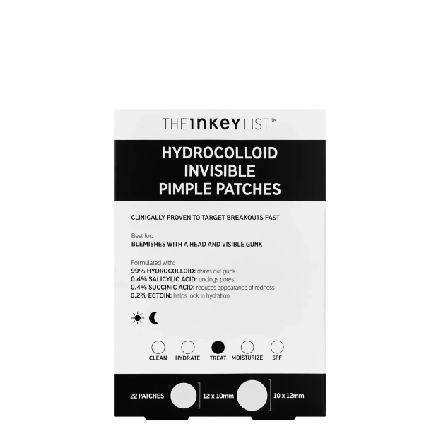 The INKEY List Hydrocolloid Invisible Pimple Patches (22 patches)