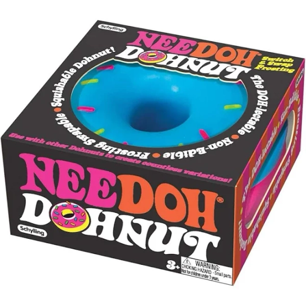 Schylling - NeeDOH Dohnut Switch & Swap Frosting Set Party Bundle Assorted Colors