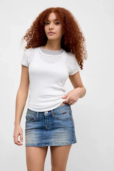 BDG Mid Blue Ultimate Denim Mini Skirt
