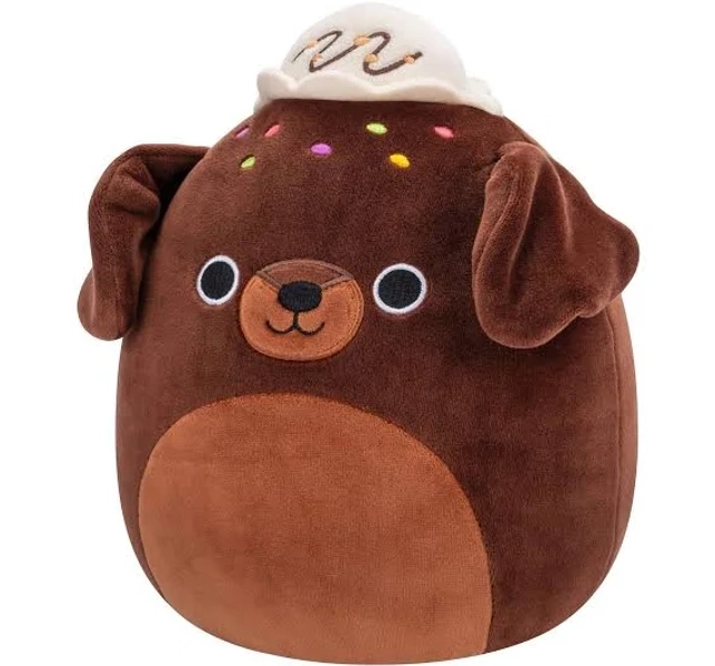 Squishmallows Rico The Chocolate Brownie Labrador Plush