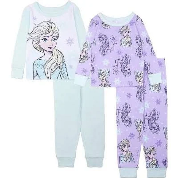 Disney Frozen Elsa 4-Piece Pajama Set